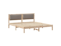 Maison Exclusive - Estructura De Cama Taupé 180 X 200 Cm Madera De Pino Macizo