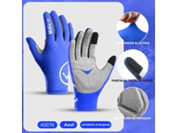 (azul S) Guantes Profesionales De Ciclismo Para Exteriores, Con Pantalla Táctil Sensible, Absorción De Impactos Y Propiedades Antideslizantes.