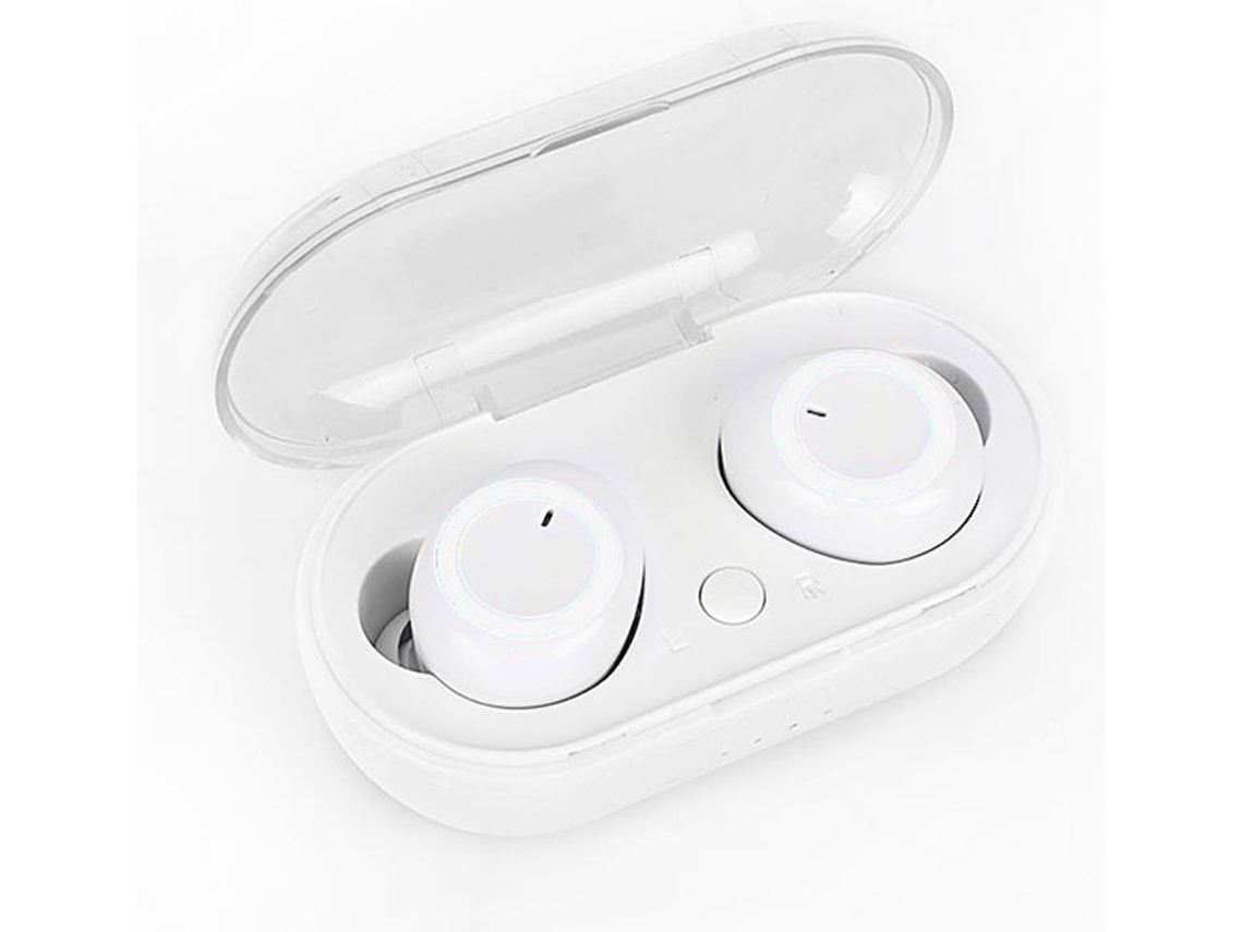 Auriculares Bluetooth True Wireless LOVEBABYLY Y50 (In Ear - Micrófono - Noise Cancelling - Blanco)