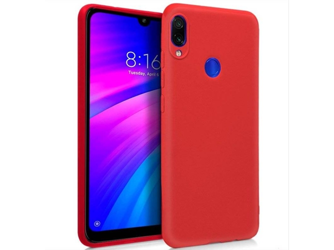 Carcasa Xiaomi Redmi 7 COOL Silicona Rojo