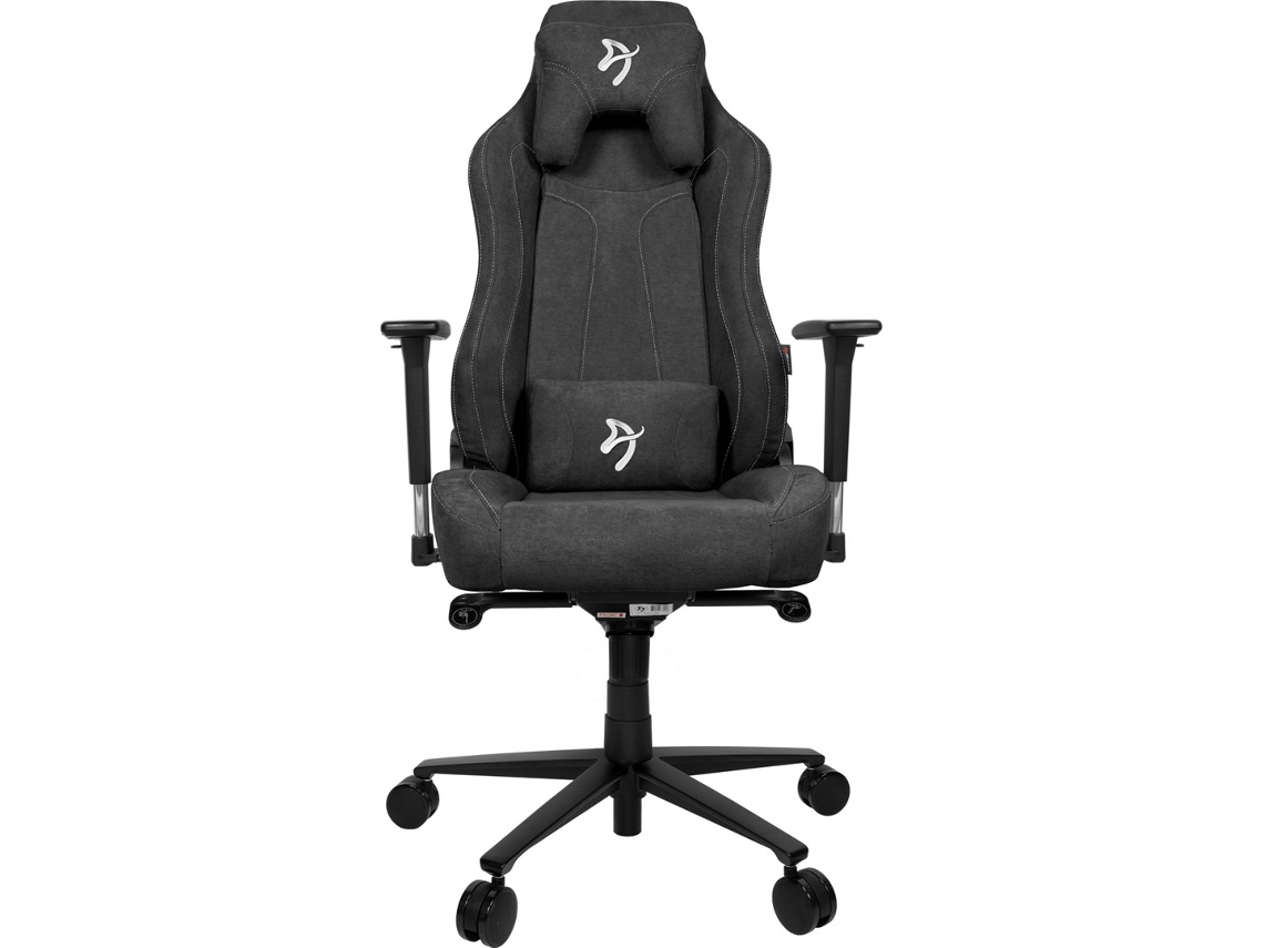 Tapicería de tela | Silla Gamer | Tejido suave Vernazza | Arozzi gris oscuro