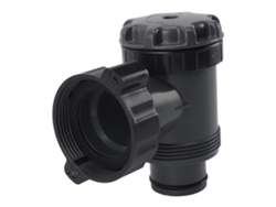 Válvula de pistón antiobstrucción ABS de 38 mm para piscinas