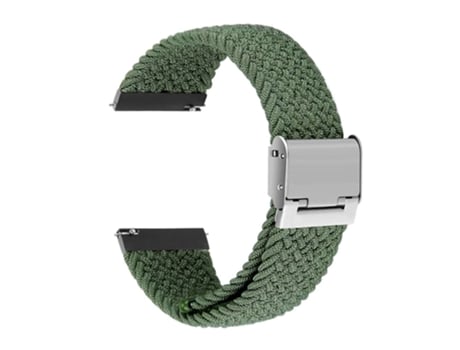 Correa Pulsera Trenzada Flexible para Garmin Forerunner 255S Music Verde