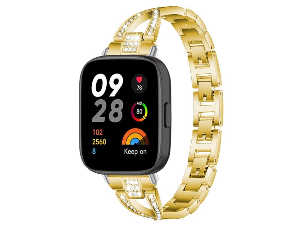 Pulsera para Redmi Watch 3 - Metal - Diamante en forma de X