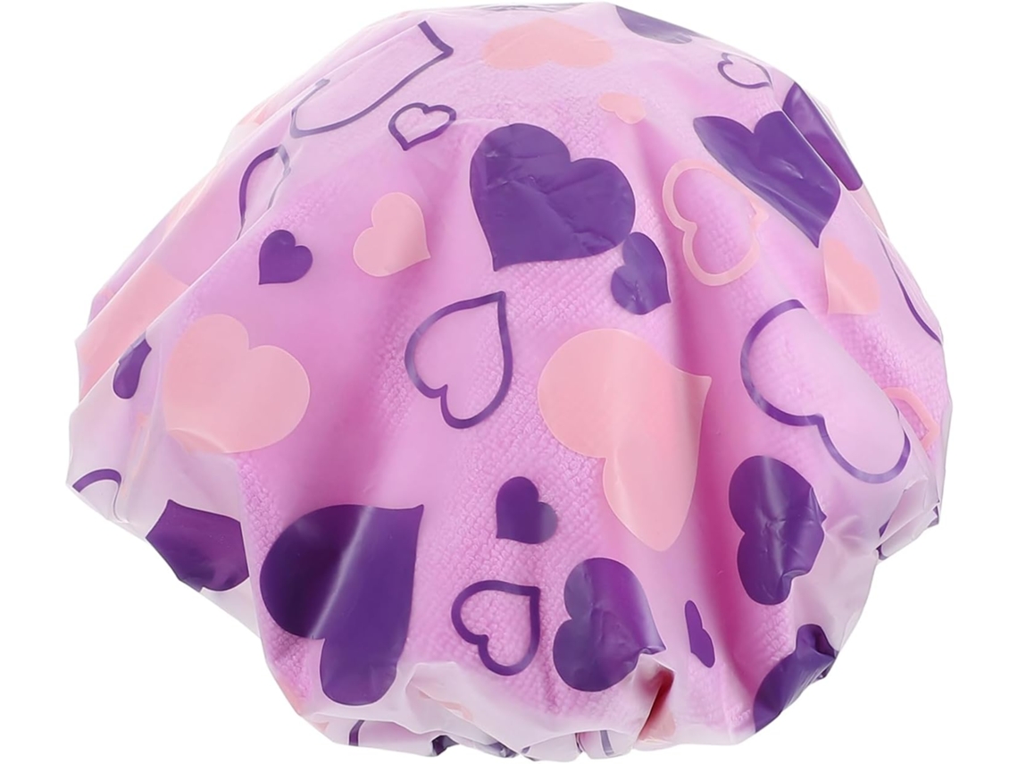 Gorro de ducha reutilizable para mujer con banda elástica, Gokoco