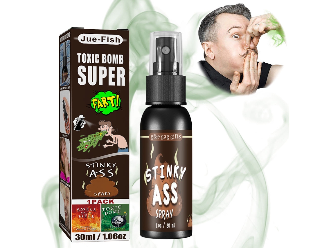 Spray De Pedo Apestoso De 30 Ml, Juguete De Broma Para Fiestas, Halloween, Día De Los Inocentes