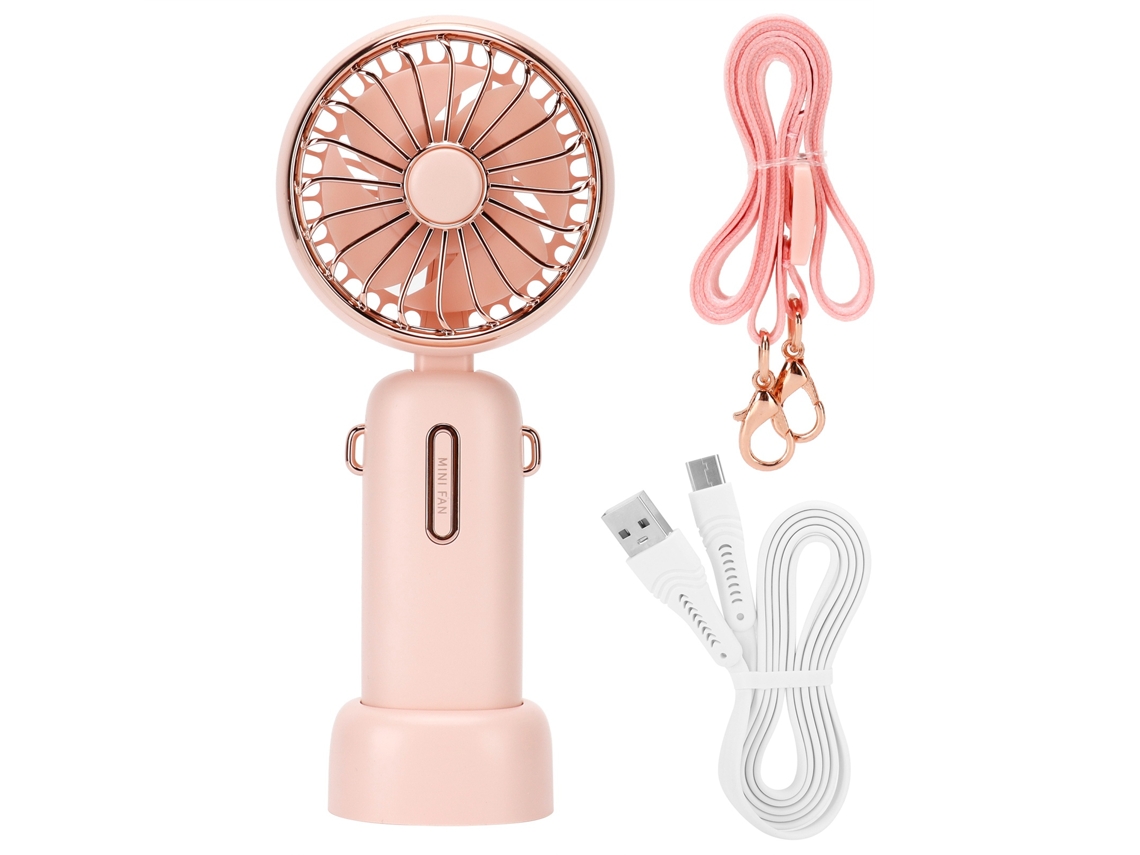 Bicicleta portátil Vento Mini de 3 velocidades, color rosa, 4000-6000 rpm, con cable.