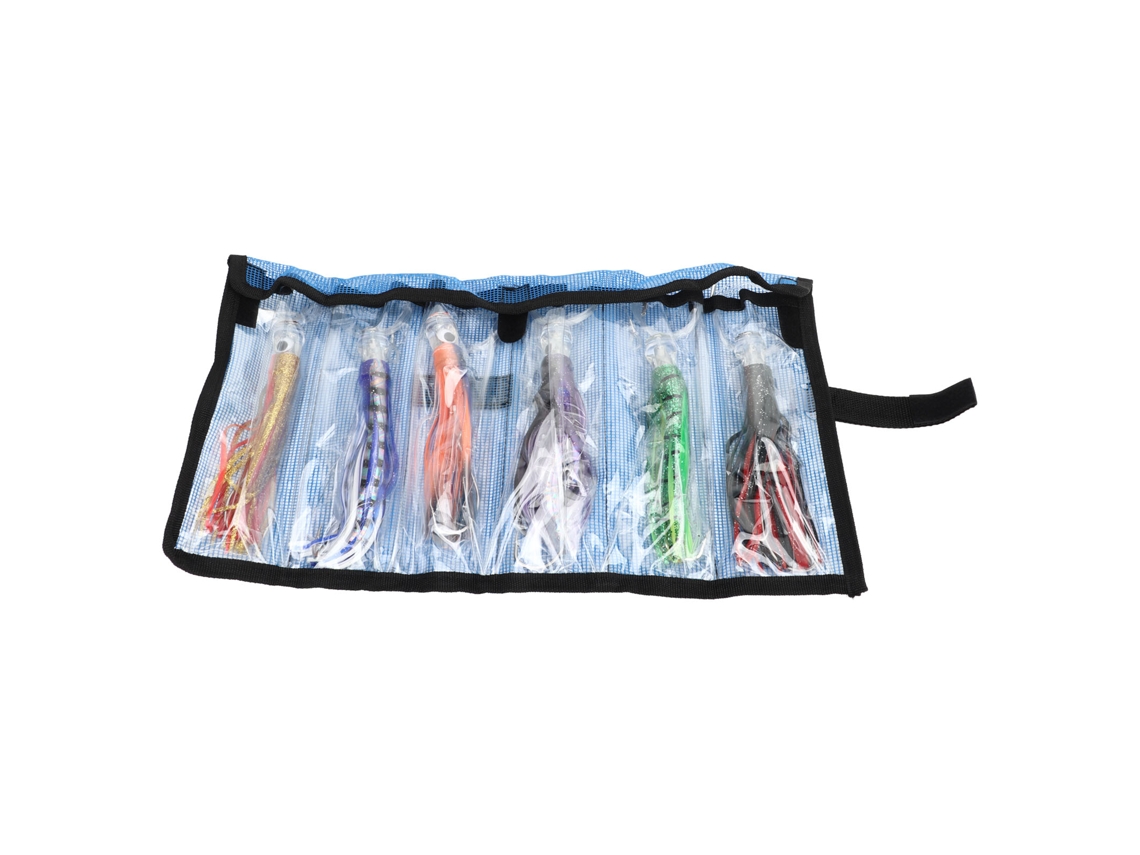 Señuelo De Pesca De Arrastre De 6,3 Pulgadas Con Anzuelo, Falda De Pulpo, Para Atún, Marlín, Pez Vela, Caballa Real, Pvc, 390 G