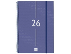 Agenda Azul Finocam Año 2026 A4 21 X 29,7 Cm
