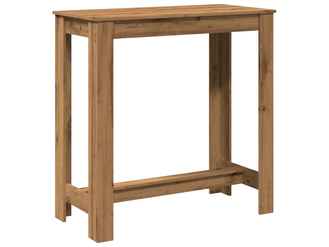 Maison Exclusive - Mesa Alta Bar Madera Ingeniería Roble Artisian 102x50x103,5 Cm