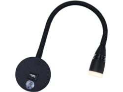 Lámpara De Lectura Usb De Pared Con Mando A Distancia Y Control Ajustable Para Dormitorio.