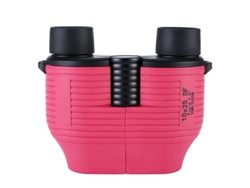 Binoculares para adultos 10x25 HD, telescopio de alta potencia, tamaño compacto, ideal para conciertos con poca luz, Bestvite (rosa)