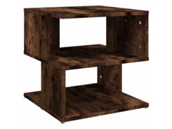 Mesa auxiliar de roble ahumado MAISON EXCLUSIVE Derivados de madera 40x40x40 cm