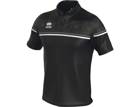 Polo para Hombre ERREA dominic Negro, Blanco, Gris para Multideportes (XXXL)