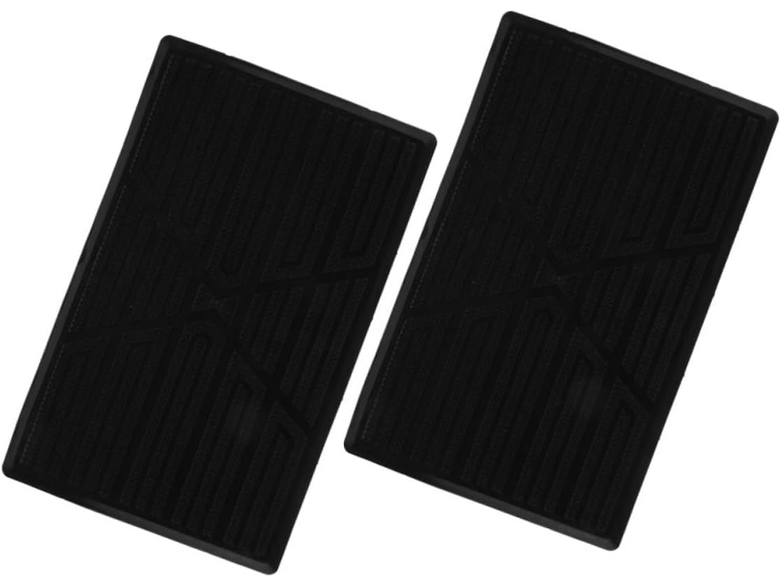 Alfombrillas Para Coche De 2 Piezas, De Goma Dura, Antideslizantes, Protección Para Moqueta.