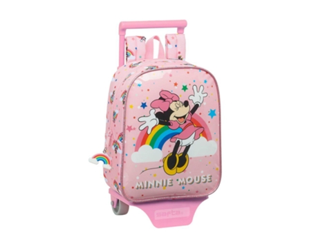 Safta Mini Rodas Mochila Minnie Mouse Rainbow