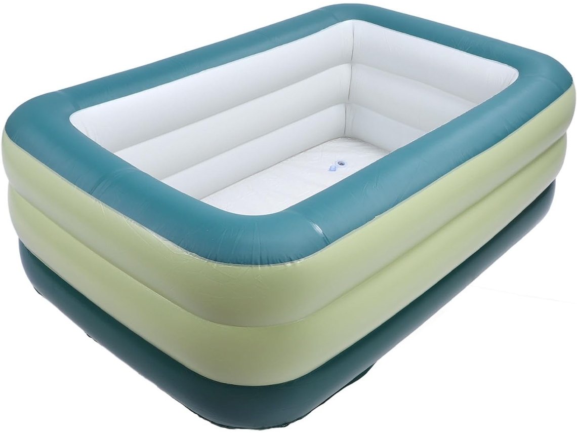 Piscina Niños, Adultos Familia. Inflable Resistente Plegable, Agua Jardín,