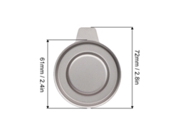 Tapa Ligera De Titanio Para Hornillo De Alcohol Tomshoo Con Extintor, Ideal Para Acampada Y Senderismo.