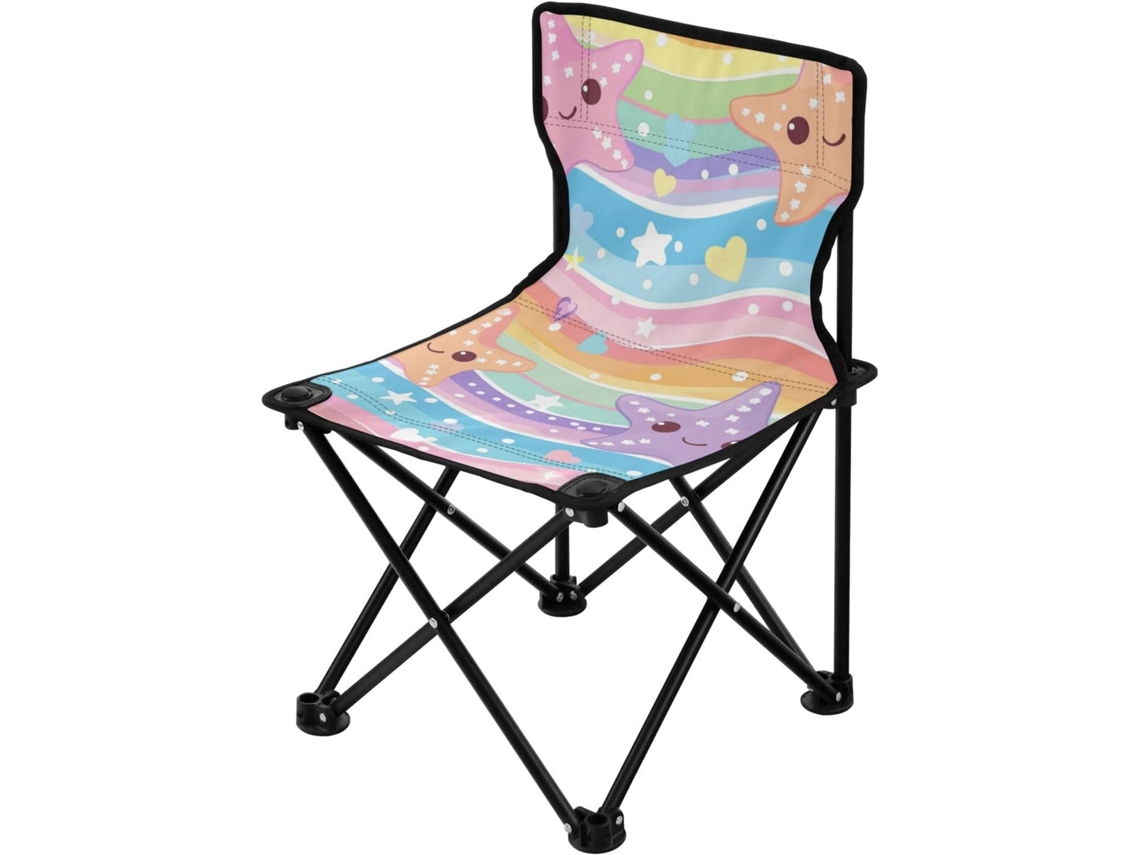 Silla De Camping Plegable Ultraligera Hierro Resistente Estable Picnic