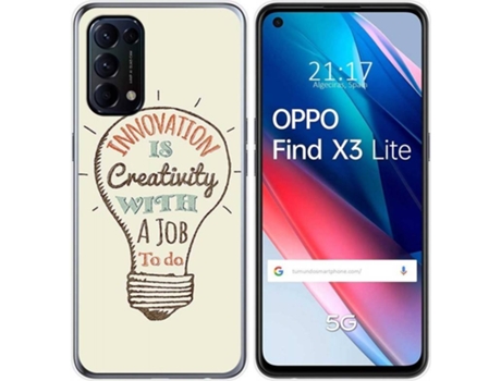 Carcasa Oppo Find X3 Lite TUMUNDOSMARTPHONE Creativity Multicolor