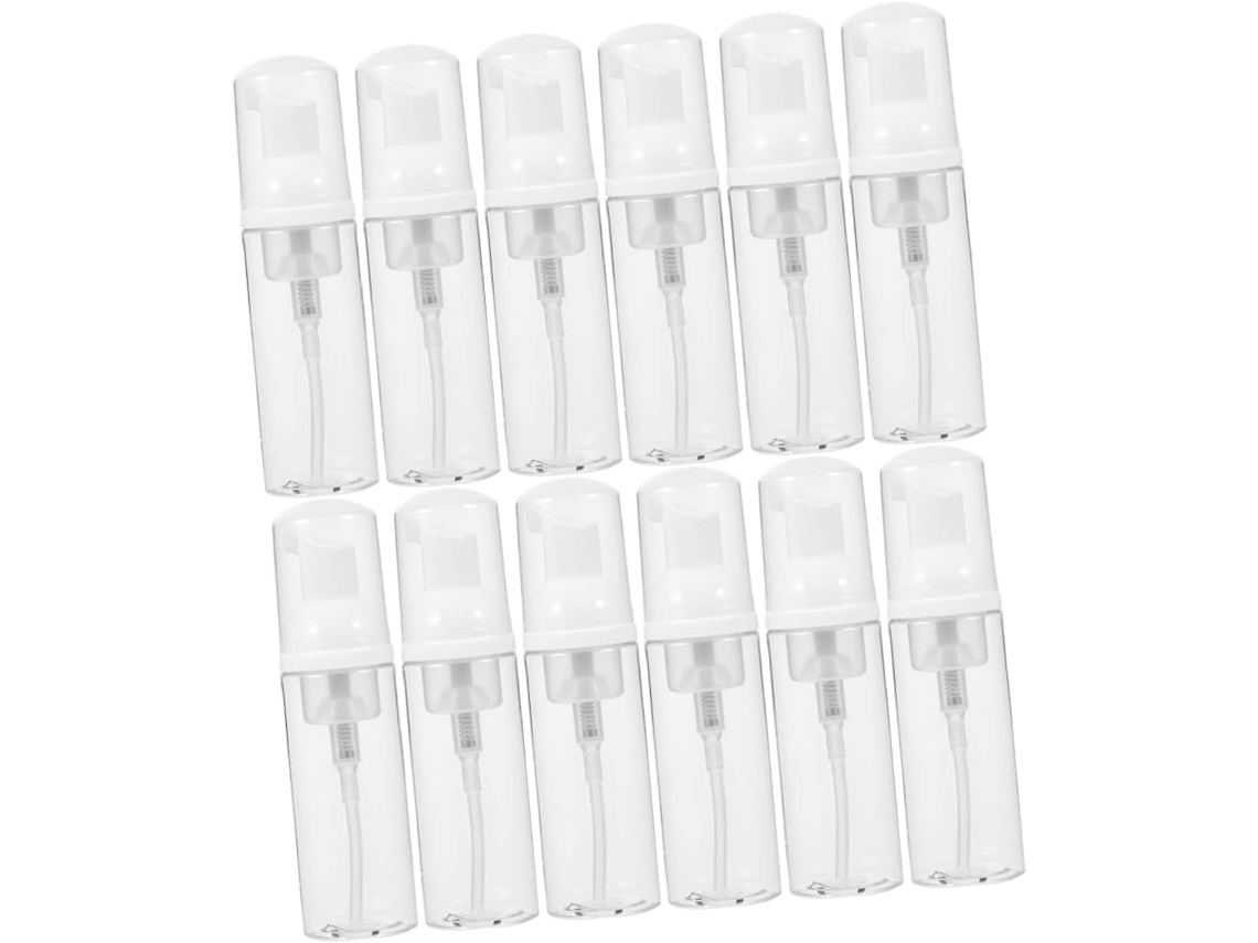 Paquete De 12 Botellas De Espuma Vacías, Dispensador Recargable Para Champú Y Gel.