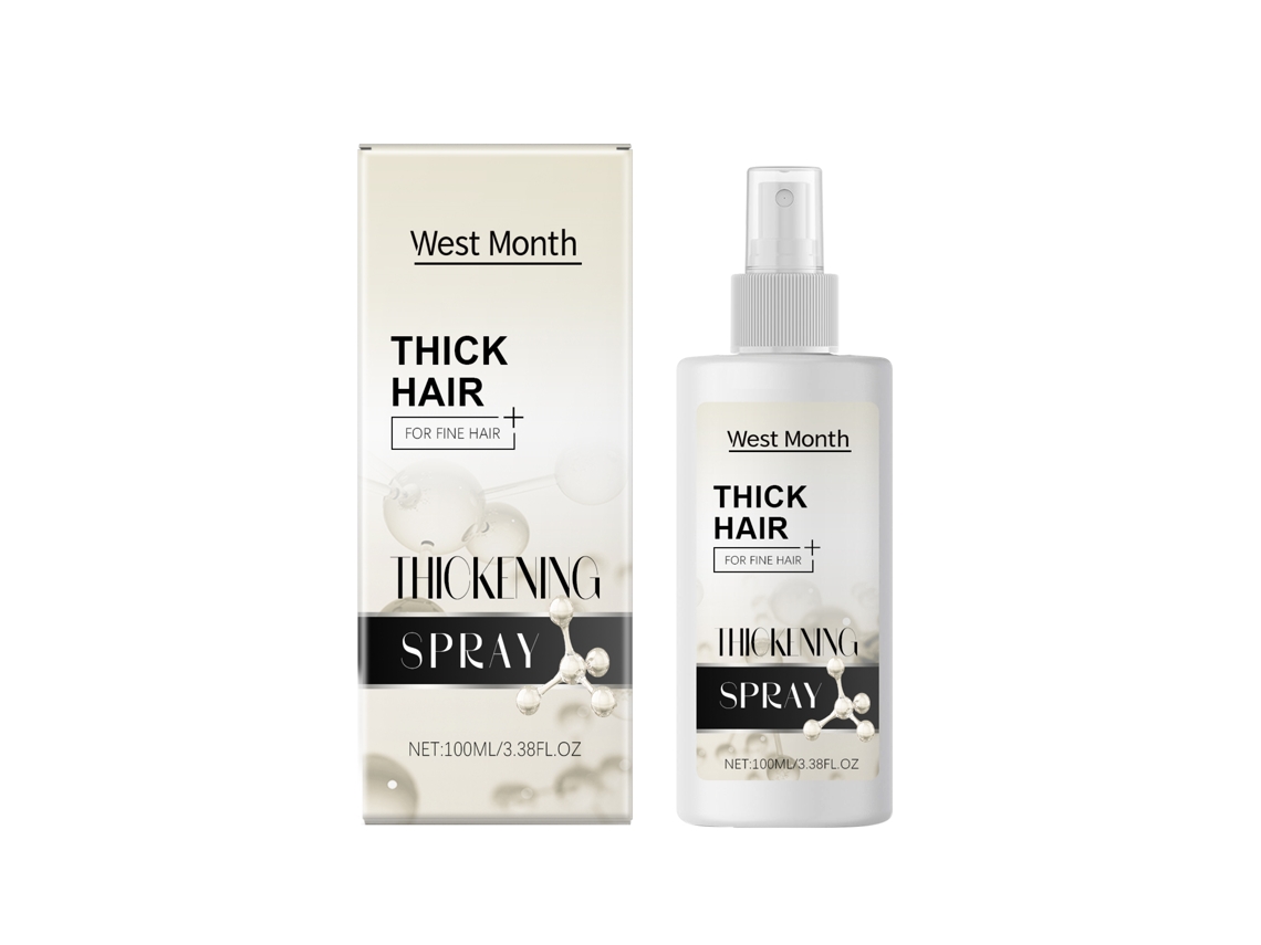 El spray para peinar el cabello aumenta su grosor.
