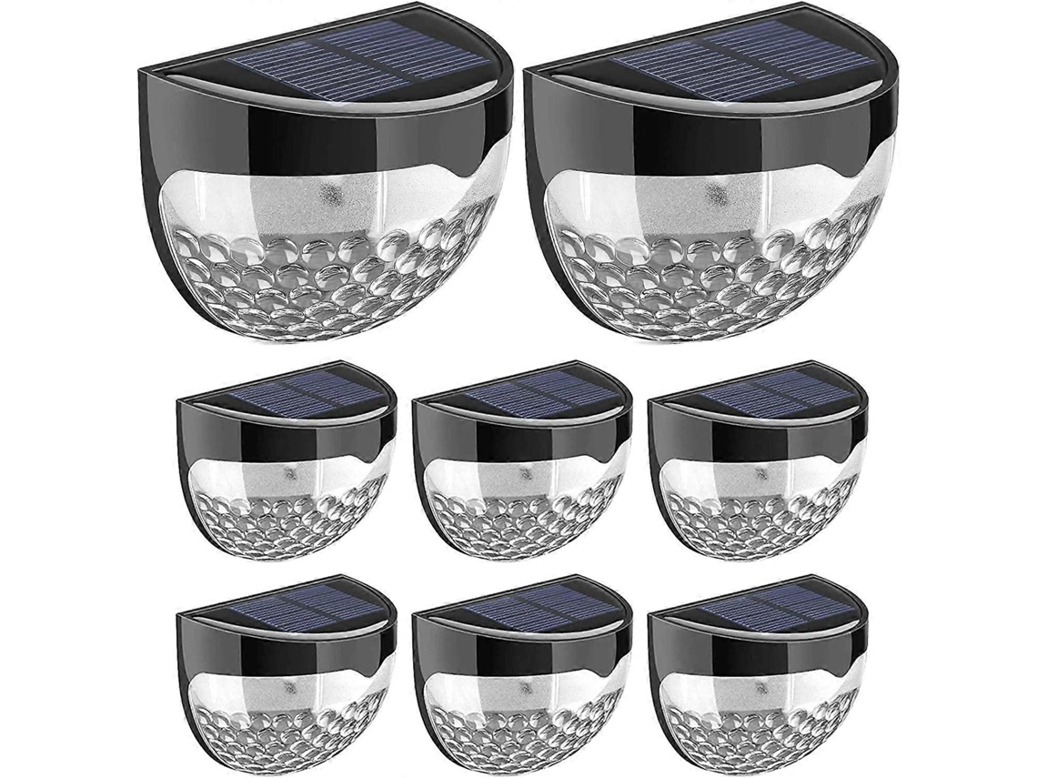 Omni-8 Lámparas Solares Led Para Cerca Jardín - Inalámbricas Exteriores Para Barandas Y Fences