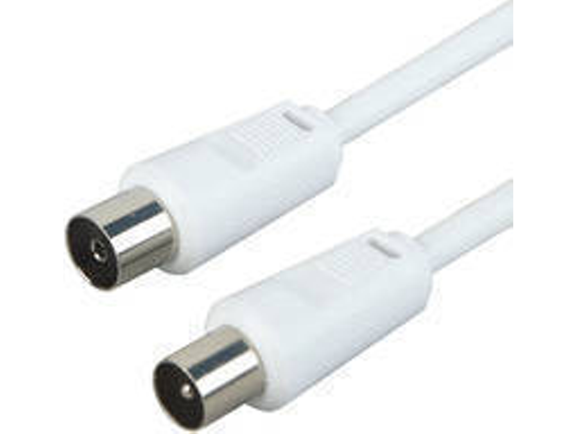 Cable de Antena SCHWAIGER (Coaxial - 1.5 m - Blanco)