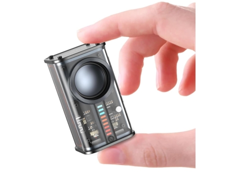 Altavoz Bluetooth Portátil con Luces Mini Altavoz Inalámbrico Transparente con Tws para Oficina Hogar Ducha Dormitorio Bicicleta Coche TURMIN