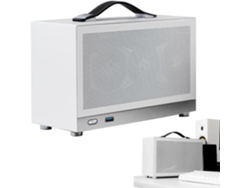 Caja para PC ITX, chasis de aleación de aluminio, de escritorio con USB, para ordenador doméstico, SFUSHOS