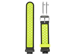 Correa de silicona suave transpirable bicolor para Amazfit Verge Lite, negra y verde