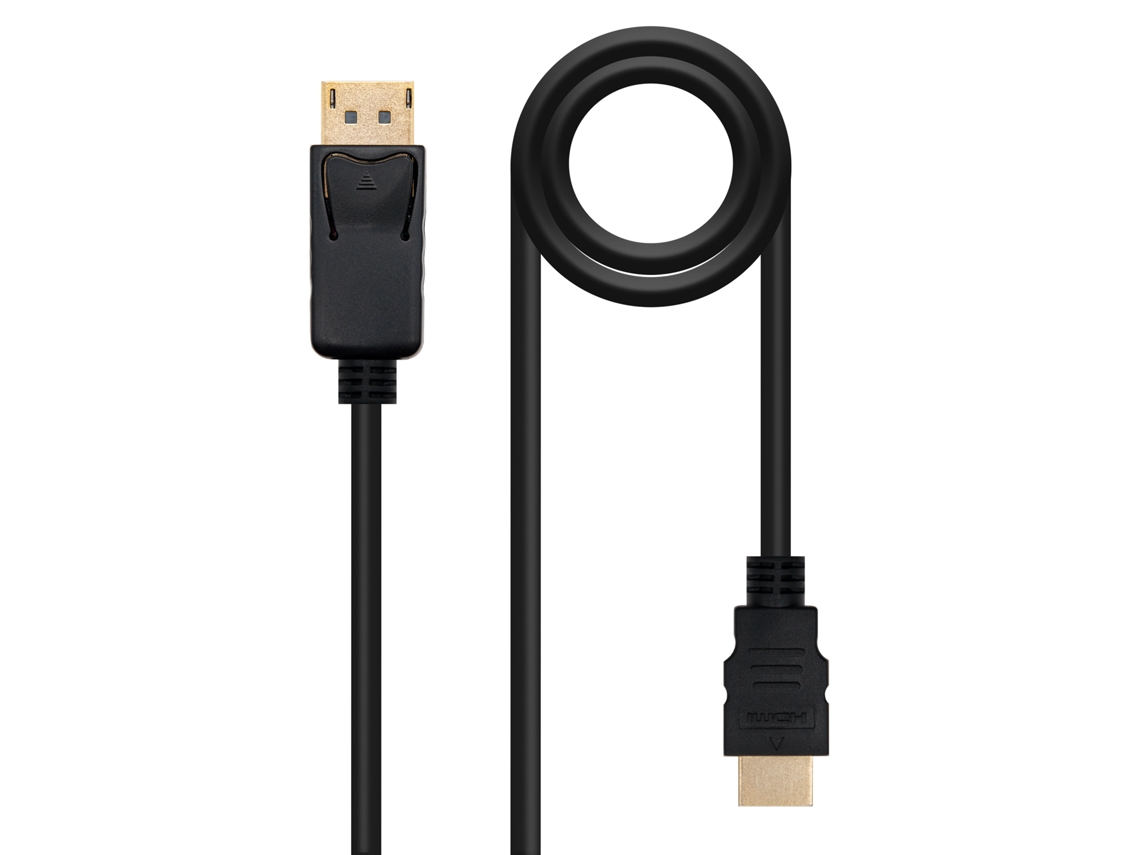 Adaptador de Cable de Vídeo NANOCABLE 10.15.4310 10 M Displayport Hdmi - Negro