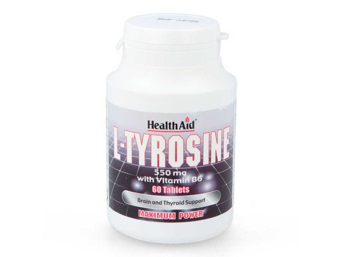 Complemento Alimentar HEALTH AID L-Tirosina (60 comprimidos)
