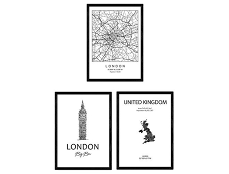 Pack de Poster NACNIC Paises y Monumentos (A3)