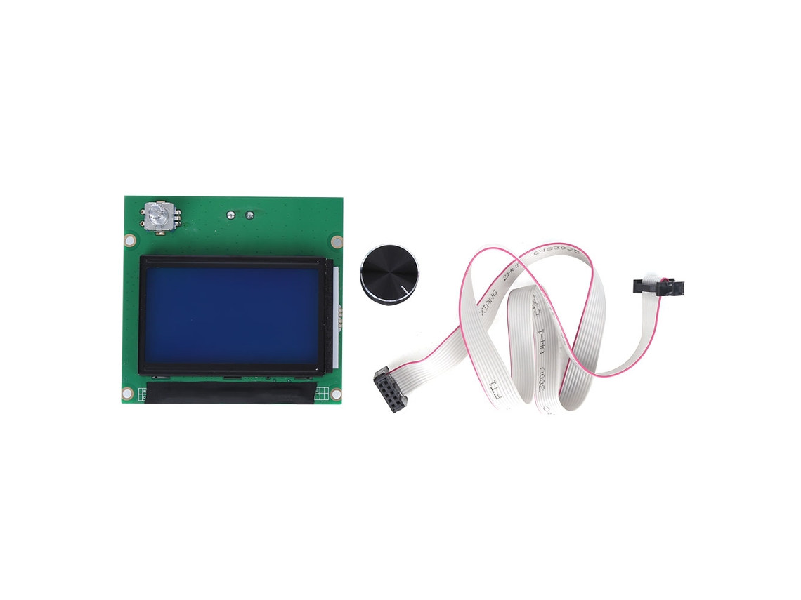 Controlador De Pantalla Lcd Con Cable Y Botón, Accesorio Para Impresora 3d Ender3 Qc.passed Q1