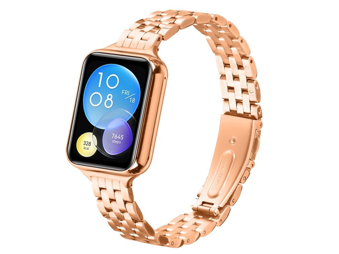 Pulsera para Xiaomi Mi Band 8 Pro - Acero - Hebilla de correa y cinco cuentas