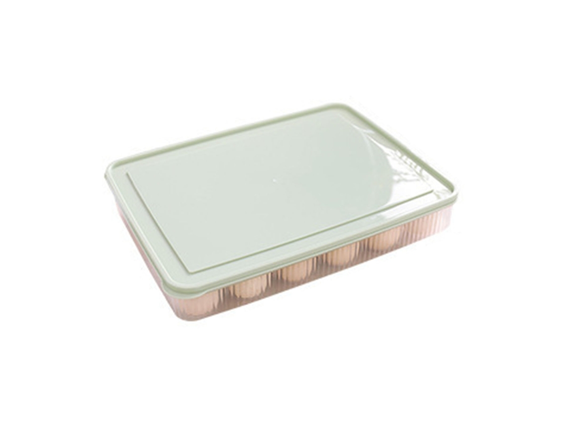Soporte Para Huevos Con 24 Compartimentos, Tapa Protectora De Pp Resistente Para Refrigerador Y Congelador.