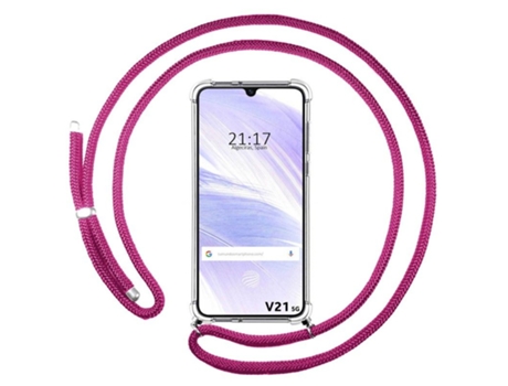 Carcasa Vivo V21 5G TUMUNDOSMARTPHONE Colgante Rosa