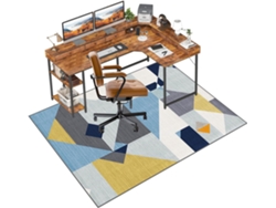 Alfombrilla Antideslizante Silla Gaming, Suelo Oficina, Duros, Protector Juegos, Suelos Hogar,, 90 X 120 Cm