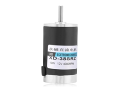 Motor de CC de 10 W con alto par, cepillado, 12 V, 4000 r/min, con cable