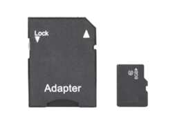 Tarjeta De Memoria Tf + Adaptador De Tarjeta Sd Chip De Alta Velocidad Transmisión Estable Y Resistente Al Agua