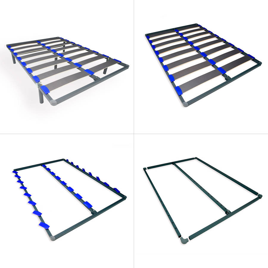 Online Somier Desmontable kamakit con bastidor reforzado 40x30mm estabilidad y firmeza montaje tubo acer compatible colchón135x200