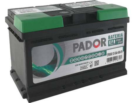 Baterías de Coche PADOR EFB (65 A -12 V -65 Ah)