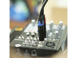 Adaptador divisor de cable conversor doble de 6,35 mm macho a XLR hembra