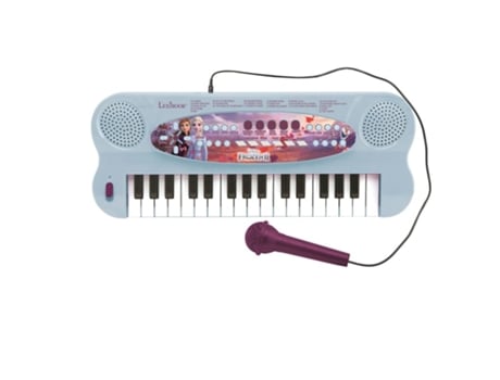 Juguete musical DISNEY Teclado musical electrónico 32 teclas, con micro, Frozen (Edad Mínima Recomendada: 4 años)