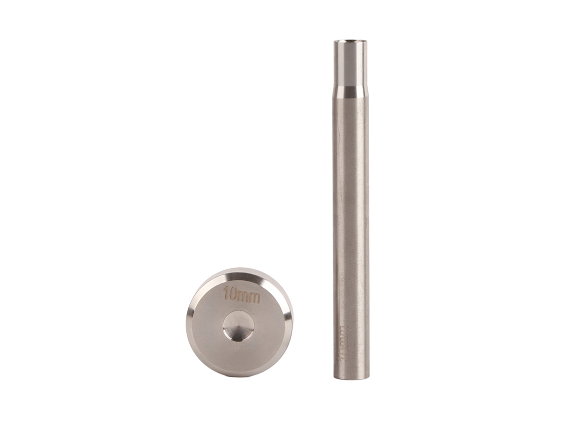 Ferramenta de Instalação de Rebite Duplo 10mm Kit com Base para Artesanato em Couro