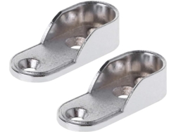 Soporte Para Barra De Armario, 2 Unidades, Aleación De Zinc, Soporte Para Tubo Colgante Para Uso Doméstico E