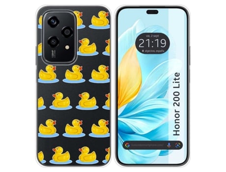 Funda Lite Diseño Pato para Honor, Huawei 200 Lite 5G TUMUNDOSMARTPHONE Multicolor