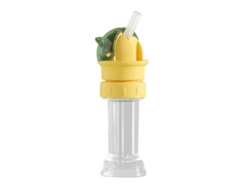 Tapa 2 en 1 con pajita para botellas de agua, apta para lavavajillas, universal, para botellas de jugo de cualquier tamaño. Rosewell
