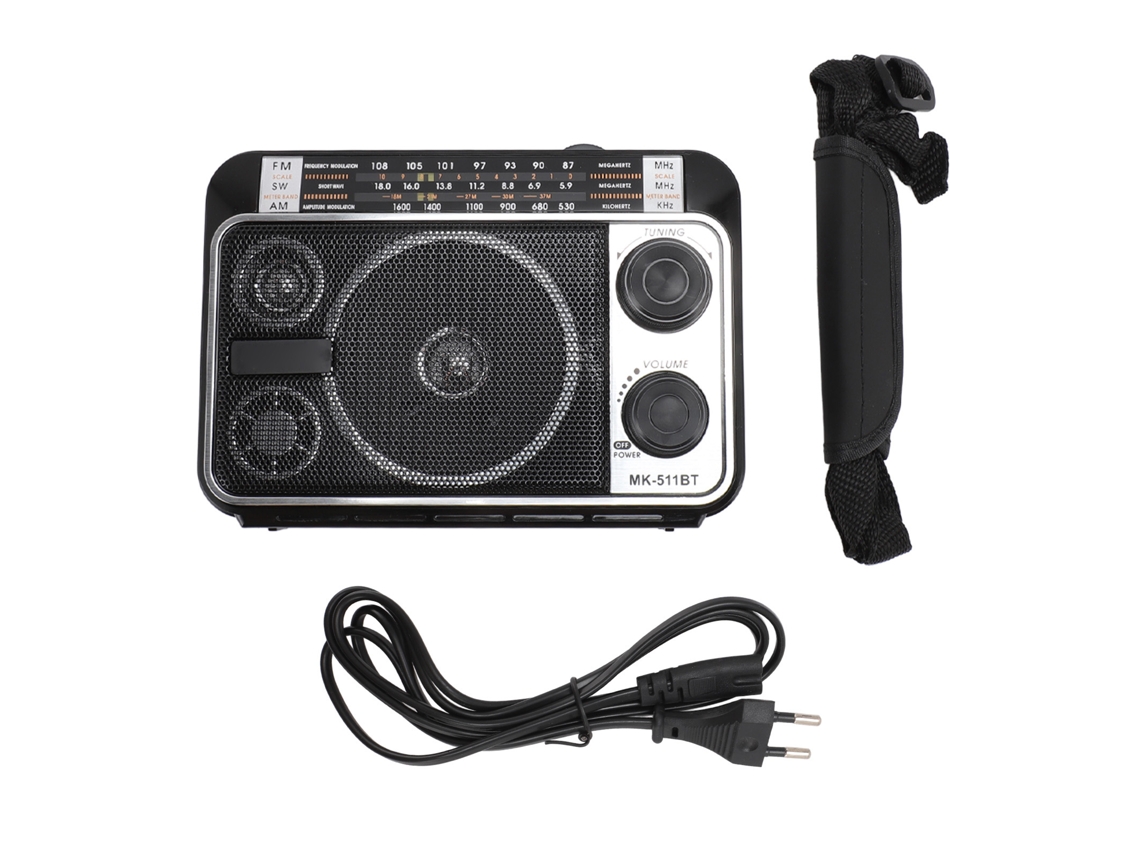 Radio portátil (Bluetooth 5.0 multibanda)